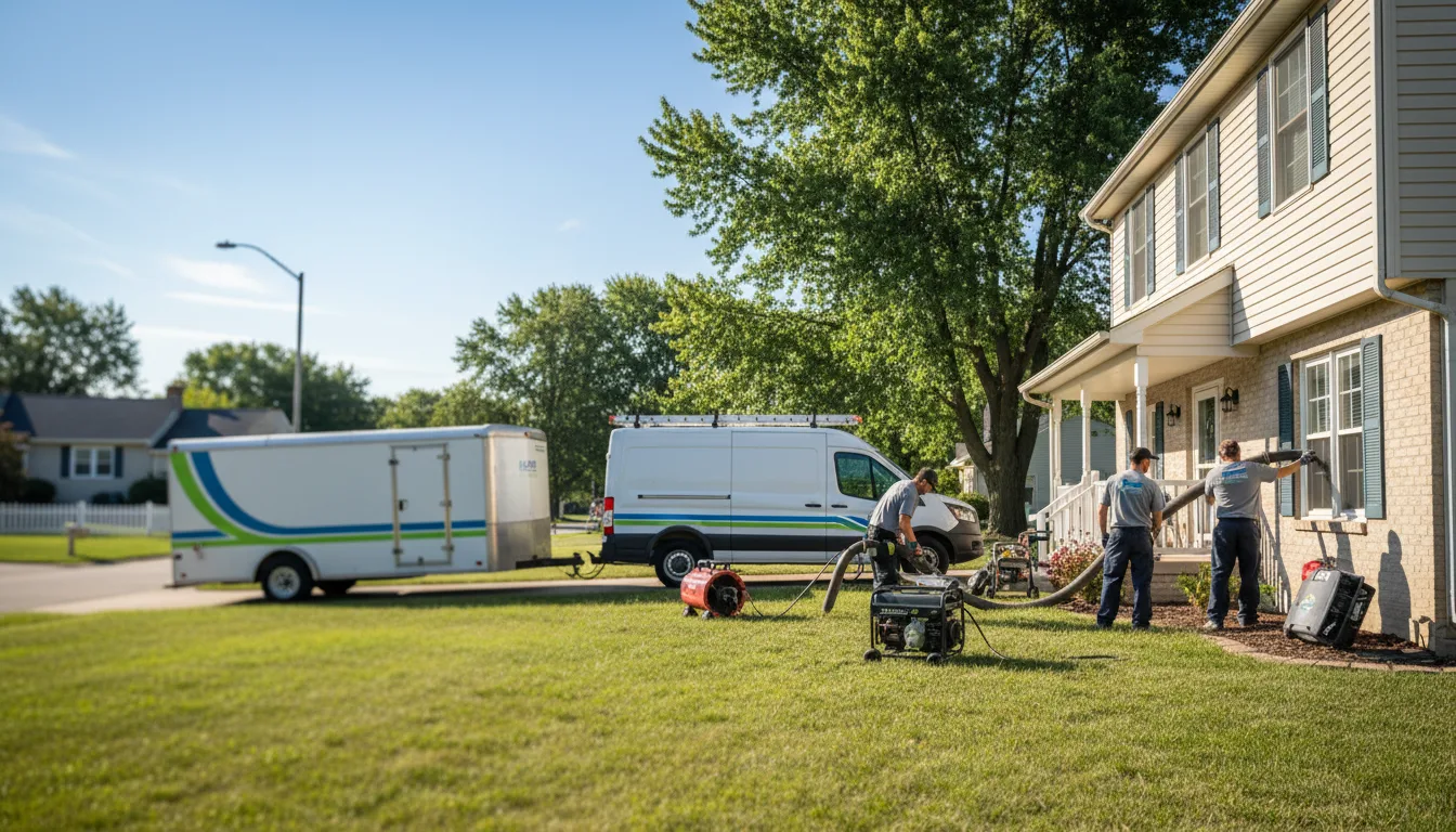 Flooded Basement Restoration And Cleanup With Repair in Zearing, IA near me